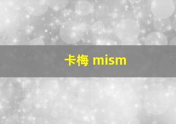 卡梅 mism